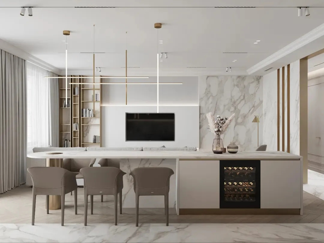 125㎡住宅設計,輕奢風設計,輕奢風格設計,住宅設計,國外住宅設計,國外住宅設計案例,國外輕奢風設計,現代風格住宅設計,現代風格住宅案例,DE&DE