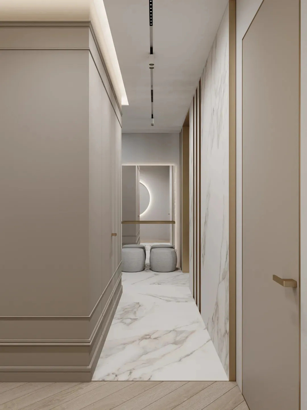 125㎡住宅設計,輕奢風設計,輕奢風格設計,住宅設計,國外住宅設計,國外住宅設計案例,國外輕奢風設計,現代風格住宅設計,現代風格住宅案例,DE&DE