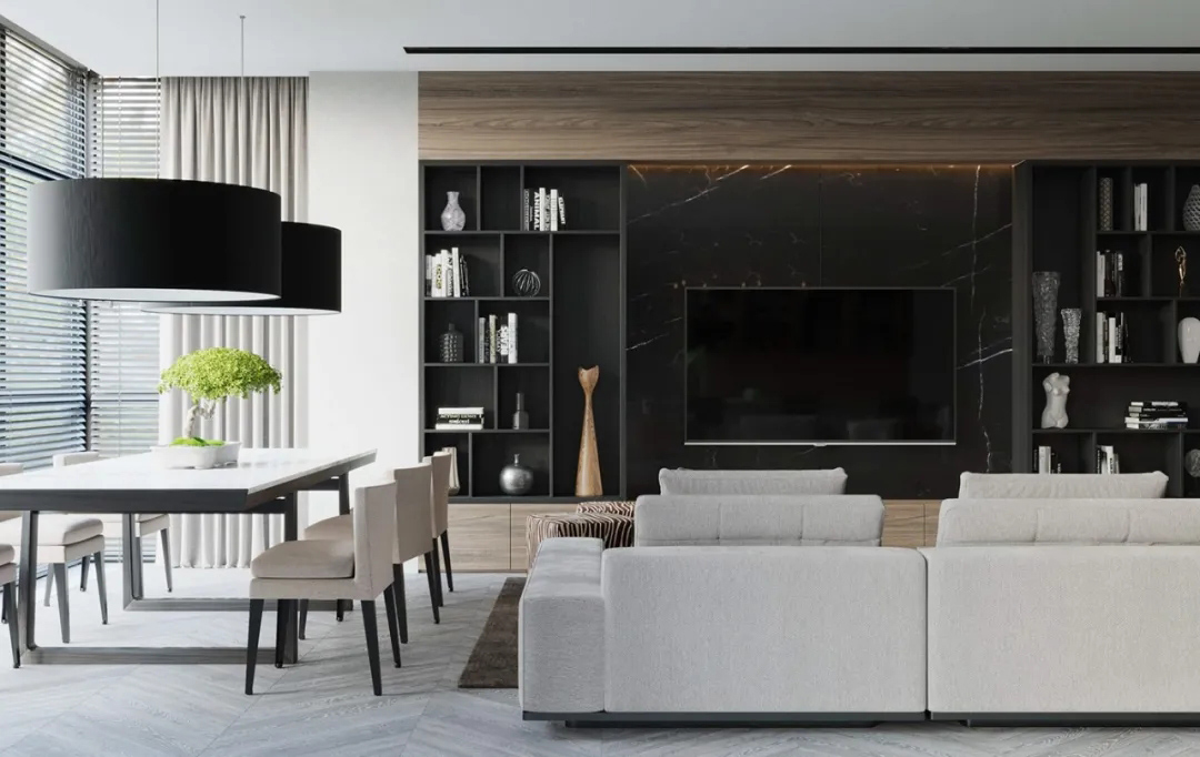 155㎡住宅設計,大平層設計,現代風格住宅設計,國外住宅設計,國外大平層設計,國外現代風格設計,現代風格設計案例,簡約風格設計,極簡風格住宅設計,國外極簡風格設計,kamrankareem design,kamrankareem