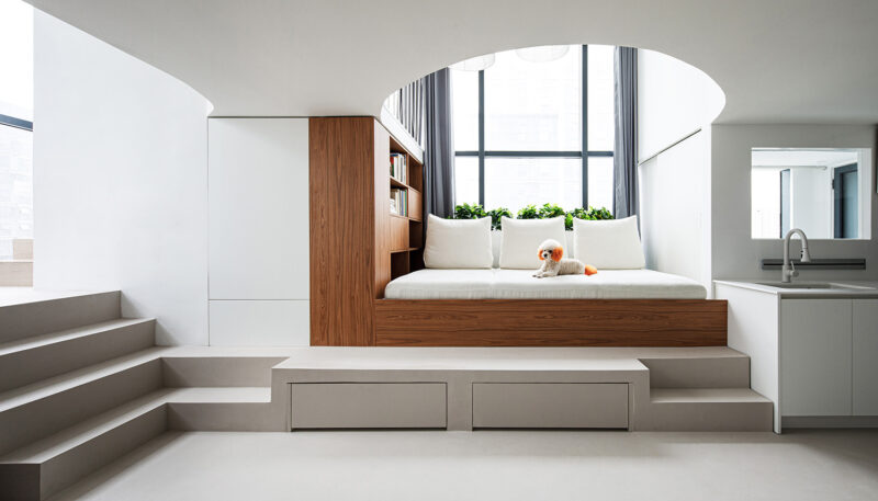 戲構建築 | 40㎡,橋屋：一種Loft公寓式住宅的再定義