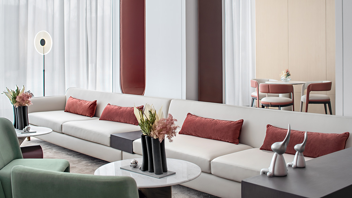 軟裝設計,售樓處設計,營銷中心設計,售樓處軟裝設計,徐州售樓處設計,現代風格售樓處設計,現代風格售樓處設計案例,徐州汝悅未央售樓處,IF DESIGN 羽果設計,IF DESIGN,羽果設計,項目投稿