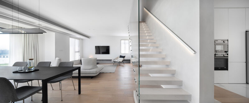 千上設計 | 170㎡,浙江永嘉黑白灰複式江景住宅