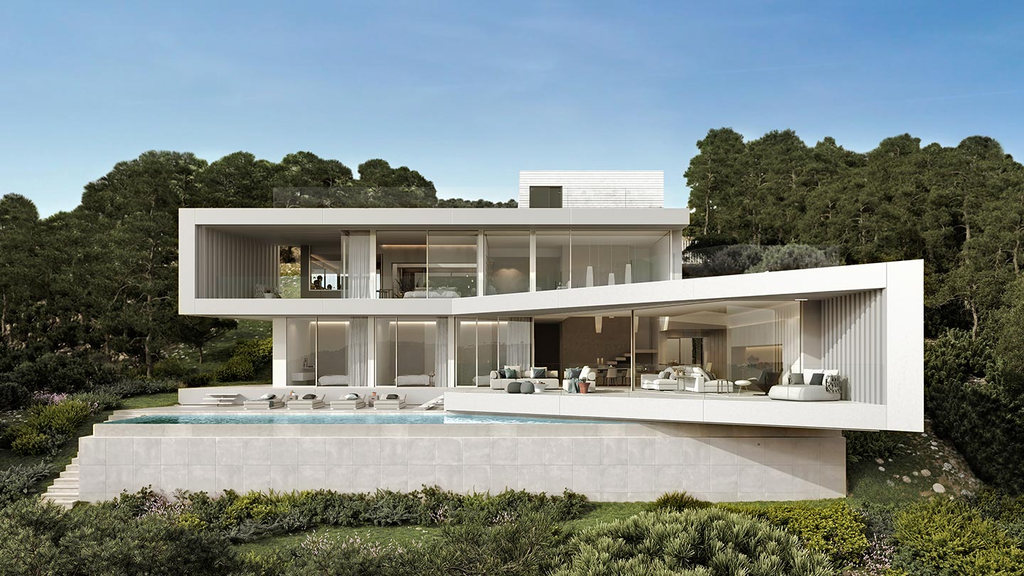 別墅設計,海景別墅,國外海景別墅設計,別墅設計案例,現代風格別墅設計,頂級海景別墅,399㎡海景別墅