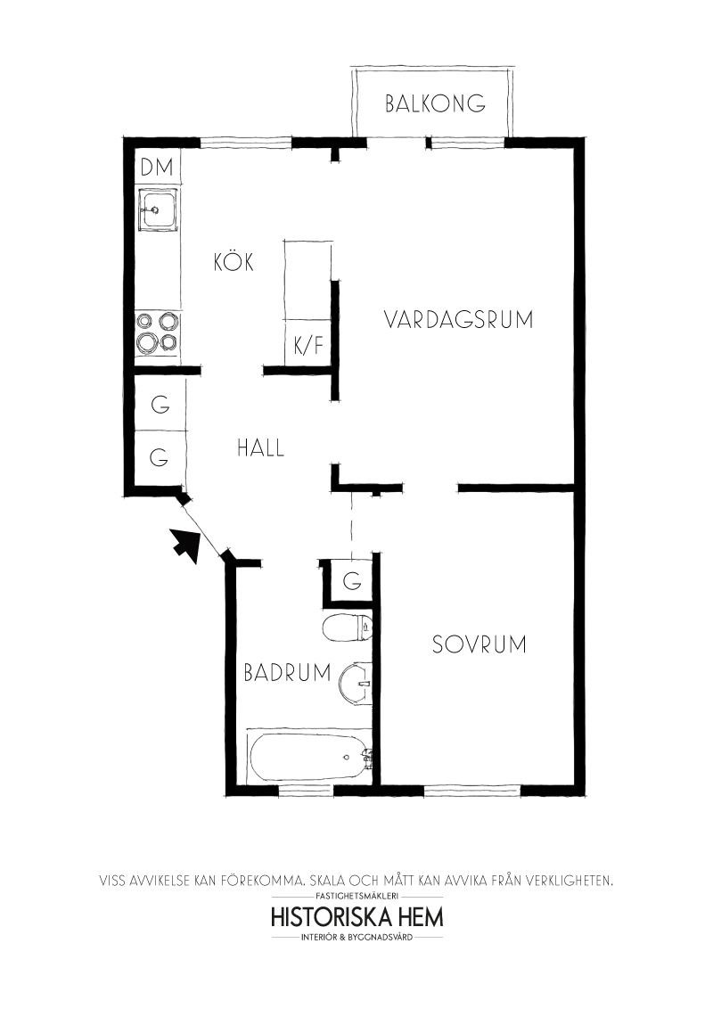 小戶型設計,小公寓,公寓設計,48㎡小戶型設計,北歐風格設計,北歐風格小戶型