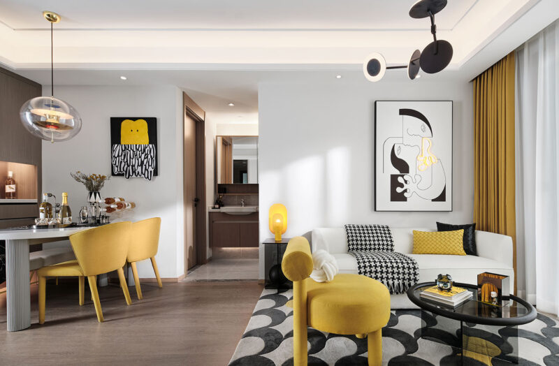 上海一桅建築設計 | 72㎡潮流之下的藝術小空間