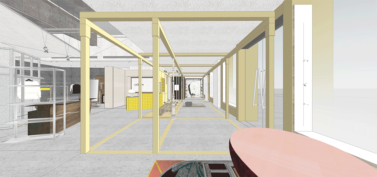 Sò Studio設計,LOOKNOW新天地旗艦店設計,旗艦店設計,商業空間設計設計,上海LOOKNOW旗艦店設計,上海商業空間設計,上海設計