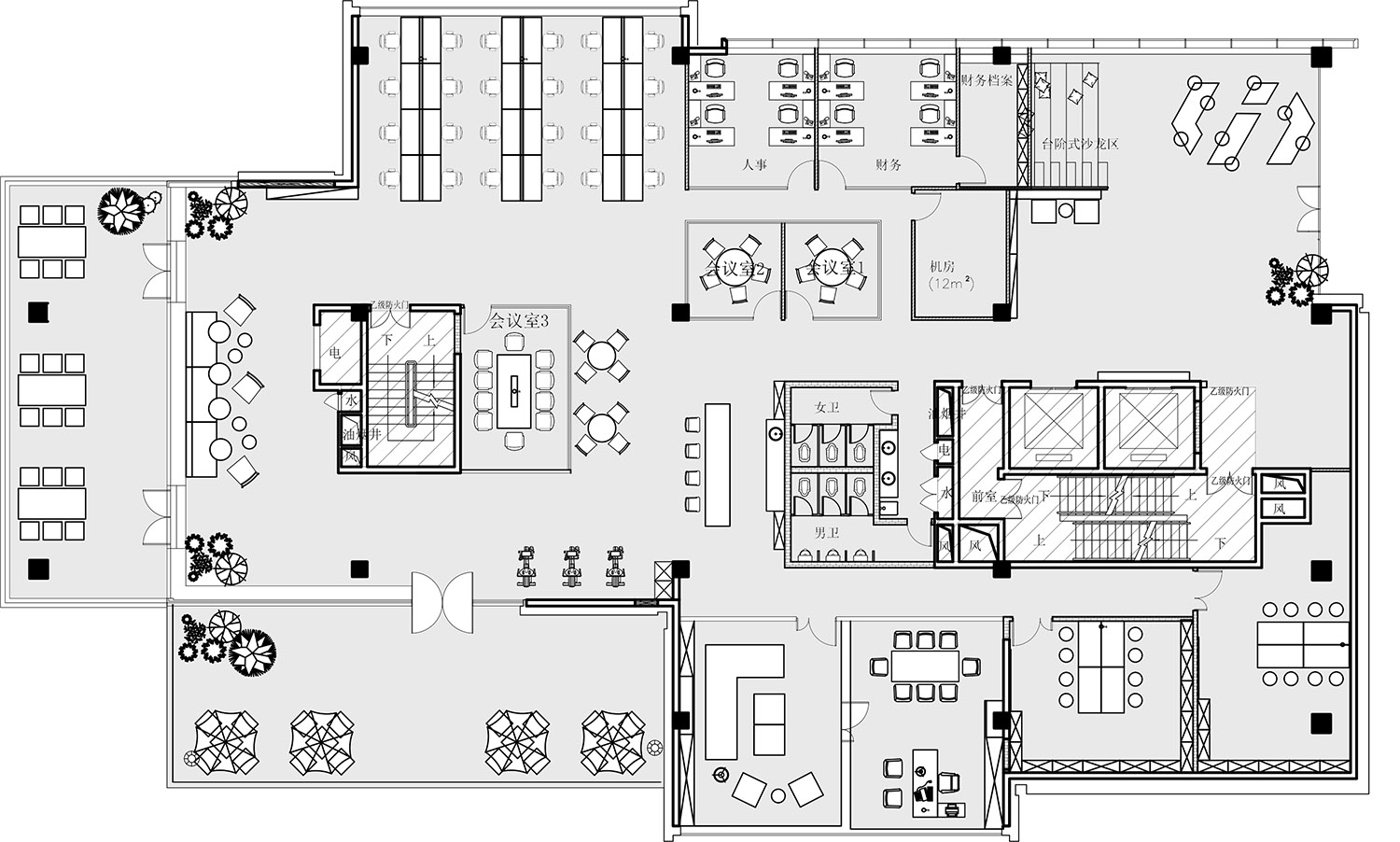 無錫雪浪科技辦公室設計,雪浪科技,雪浪雲,科技公司辦公室設計,上海一桅建築設計,無錫辦公室設計,無錫科技公司,現代風格辦公室