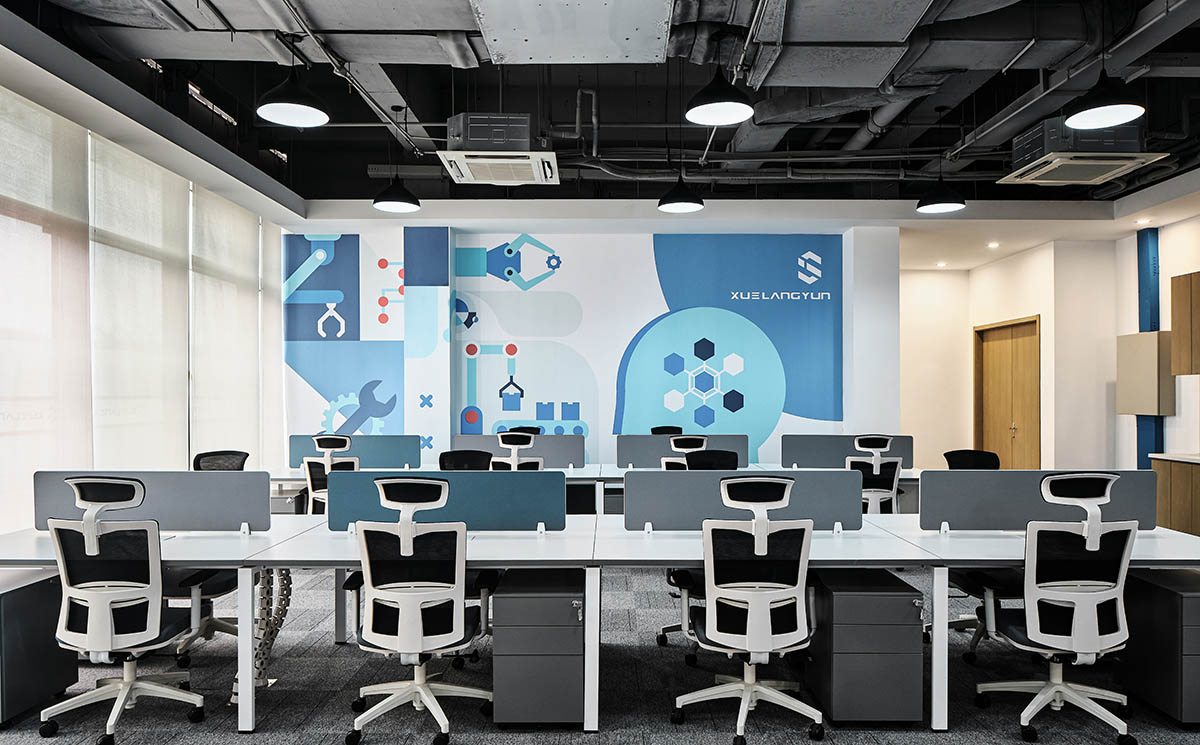 無錫雪浪科技辦公室設計,雪浪科技,雪浪雲,科技公司辦公室設計,上海一桅建築設計,無錫辦公室設計,無錫科技公司,現代風格辦公室