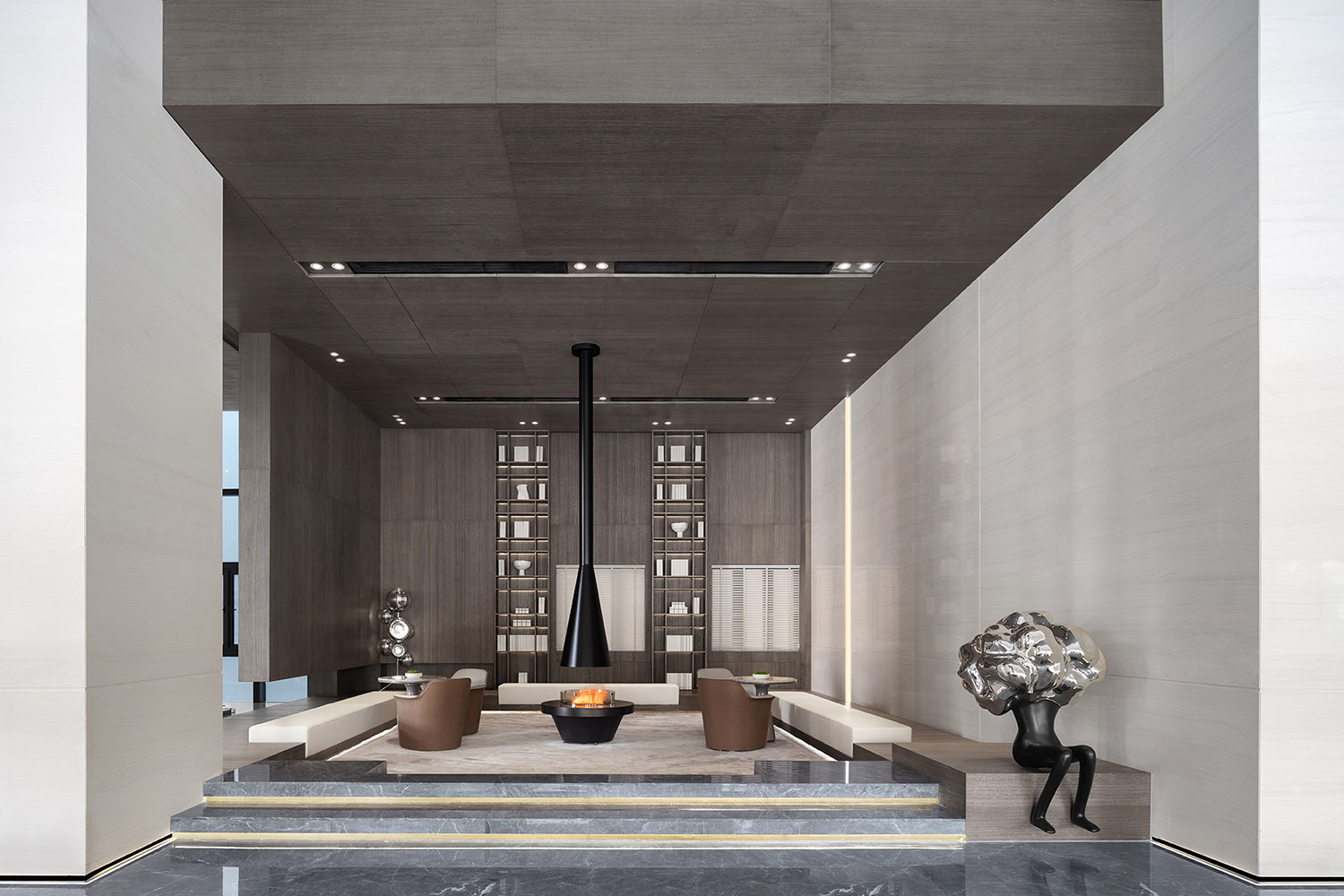 售樓處設計,營銷中心設計,茂名飛鵬海岸城,茂名飛鵬海岸城營銷中心,飛鵬海岸城售樓處,現代風格售樓處設計,現代風格售樓處設計案例,帝凱設計,項目投稿