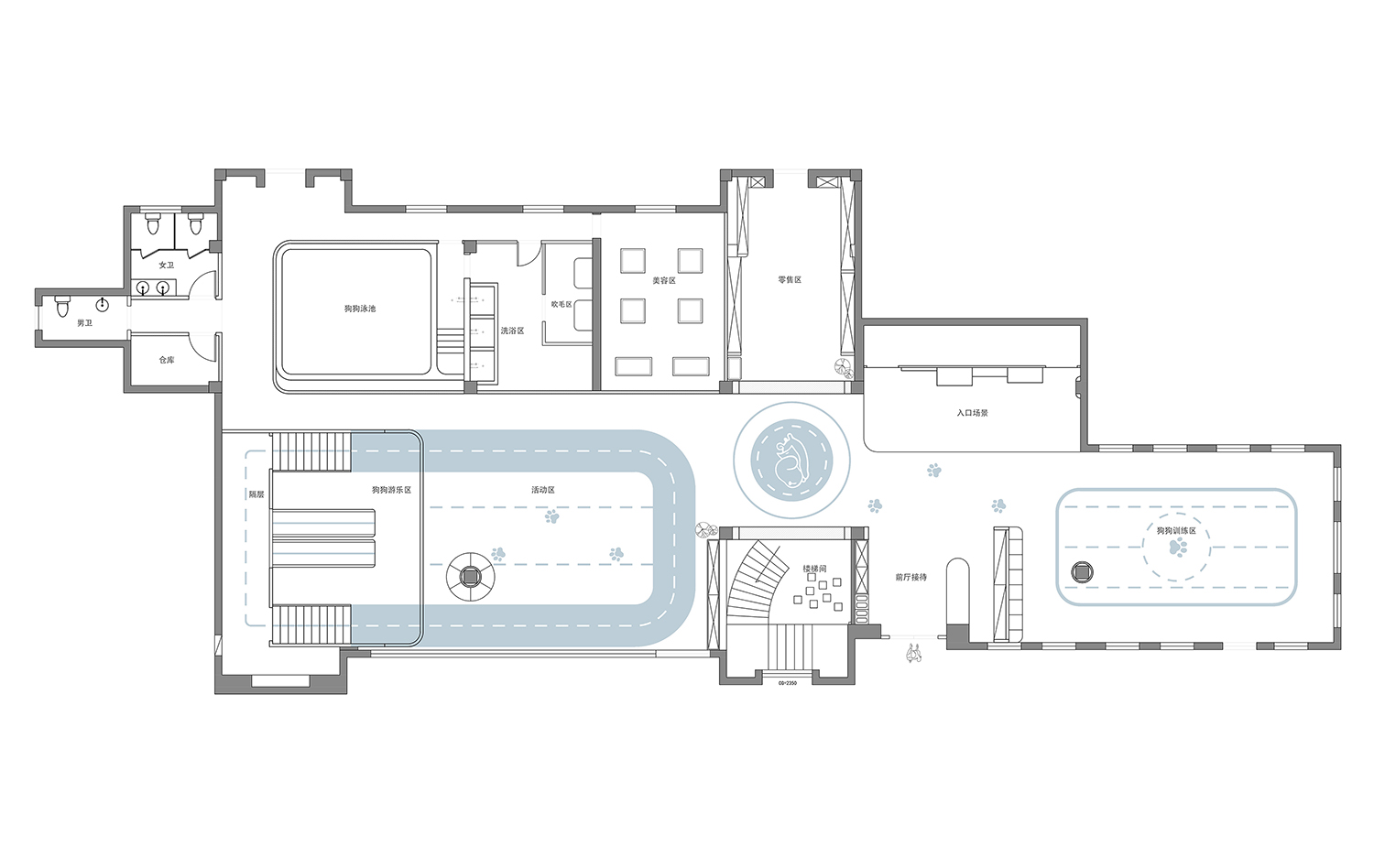 寵物中心設計,寵物店設計,杭州寵物中心設計,杭州寵物店設計,狗狗派萌寵中心,杭州狗狗派萌寵中心,內境空間設計,內境空間設計作品,項目投稿