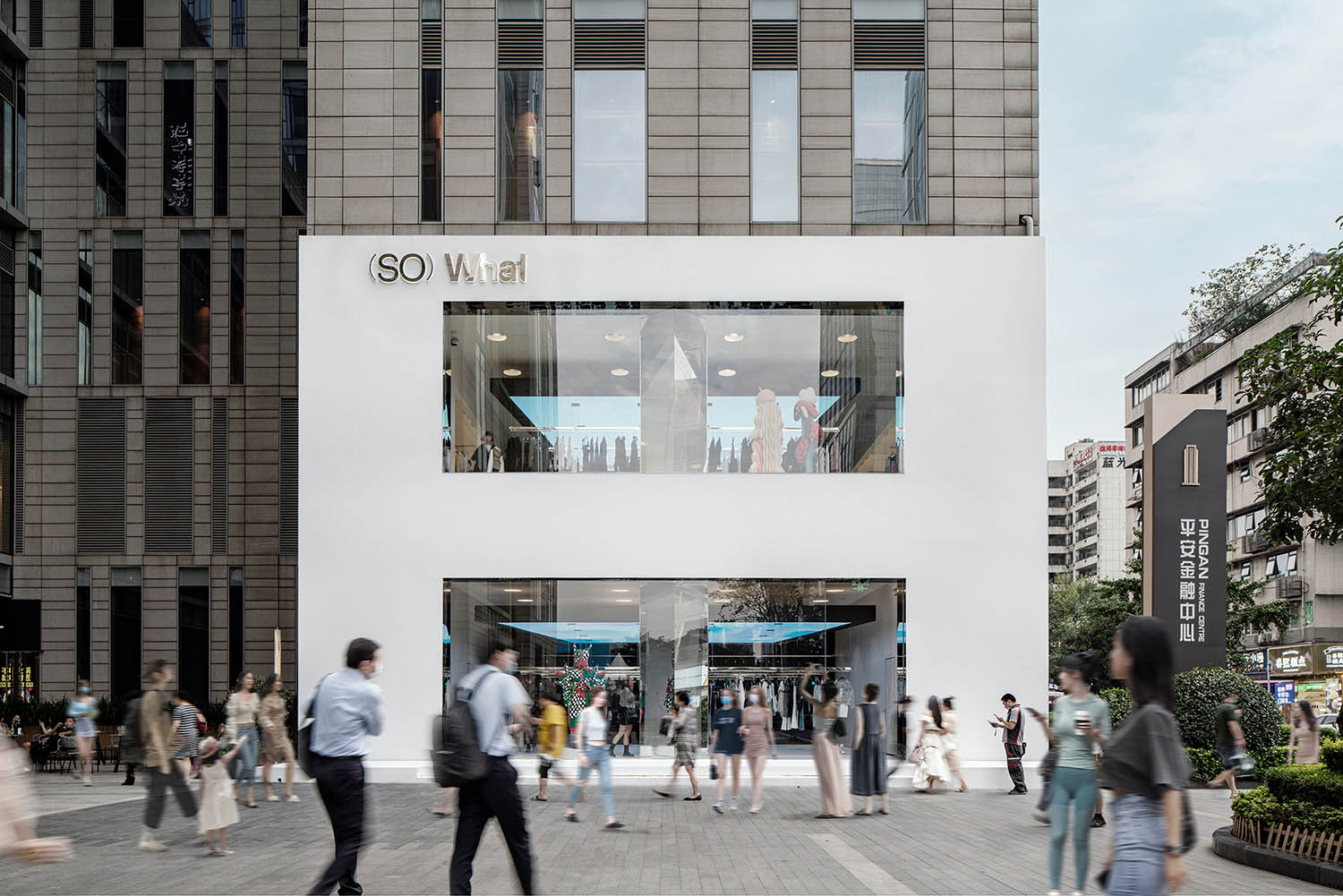 買手店設計,時尚買手店設計,零售店設計,零售空間設計,女裝店設計,(SO)What買手店,(SO)What,SND買手店,服裝零售店設計,重慶(SO)What買手店,萬社設計,萬社設計作品