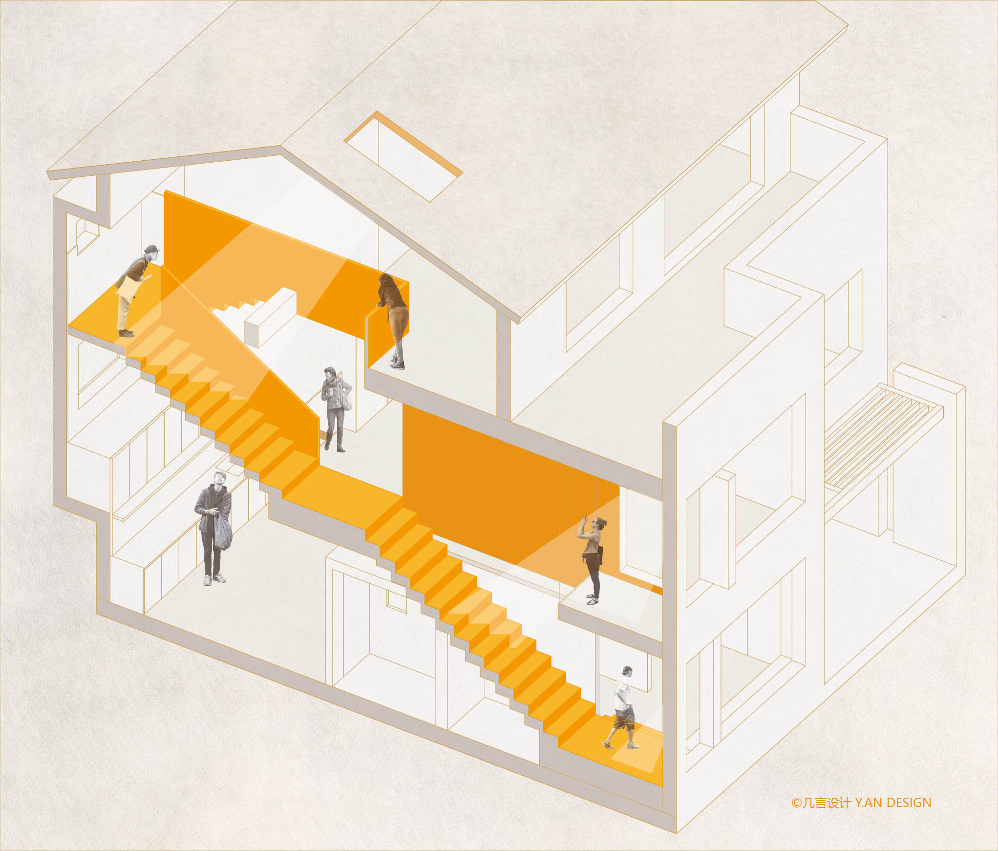 住宅設計,現代風格住宅設計,家裝設計,複式家裝設計,上海住宅設計,住宅設計案例,現代風格住宅設計案例,老房翻新,舊房改造,幾言設計,上海幾言設計