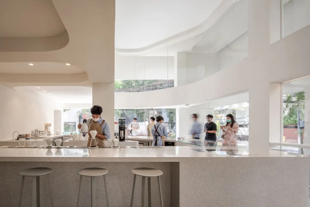 咖啡店設計,曼穀咖啡店設計,咖啡廳設計,國外咖啡店設計,咖啡店設計案例,網紅咖啡店設計,網紅咖啡廳設計,PAGA,PAGA Microroastery,泰國PAGA Microroastery,Taste Space