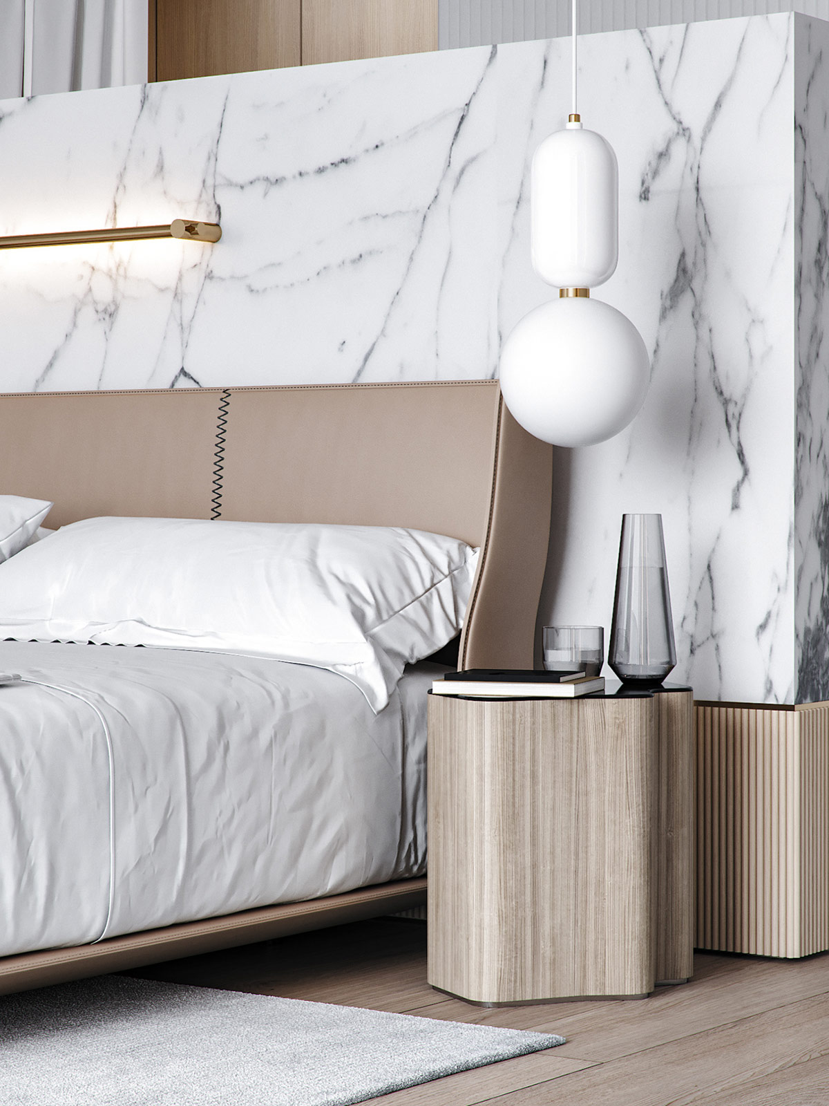 輕奢複式公寓,原木色+輕奢,複式公寓,複式設計,Alina Tsaunya,Alina Tsaunya設計作品,原木色+輕奢，別致的生活美學,複式設計案例