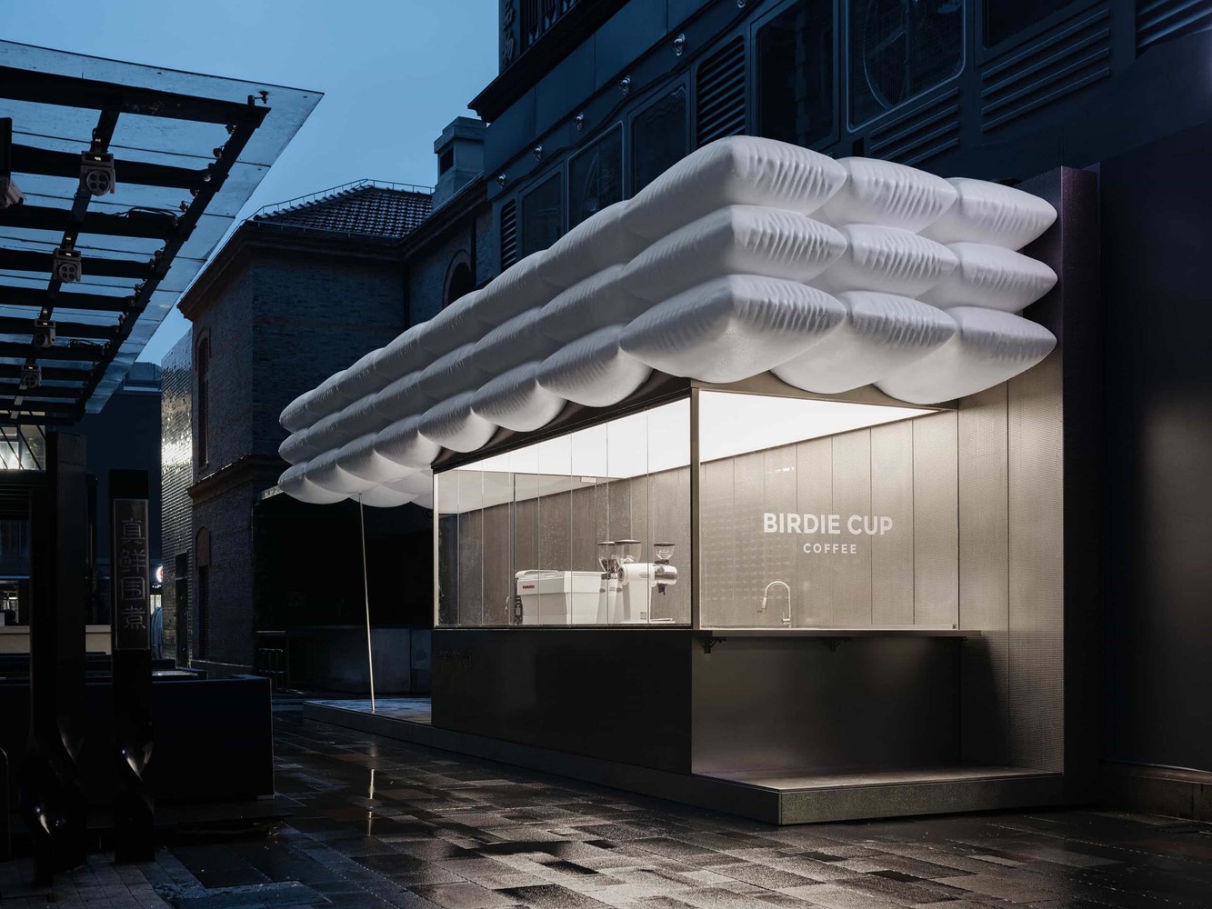 上海小鳥杯咖啡,F.O.G.,Birdie Cup Coffee,F.O.G. 建築事務所,咖啡店設計,上海咖啡店設計,網紅咖啡店設計,小鳥杯咖啡