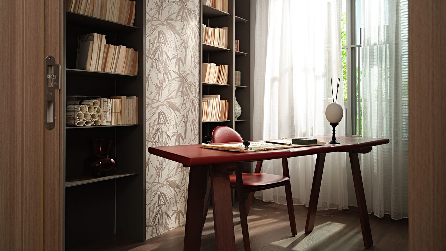 IF DESIGN,福州萬科城市之光樣板間,羽果設計,東方意境,樣板間設計,羽果設計作品,福州萬科樣板間設計