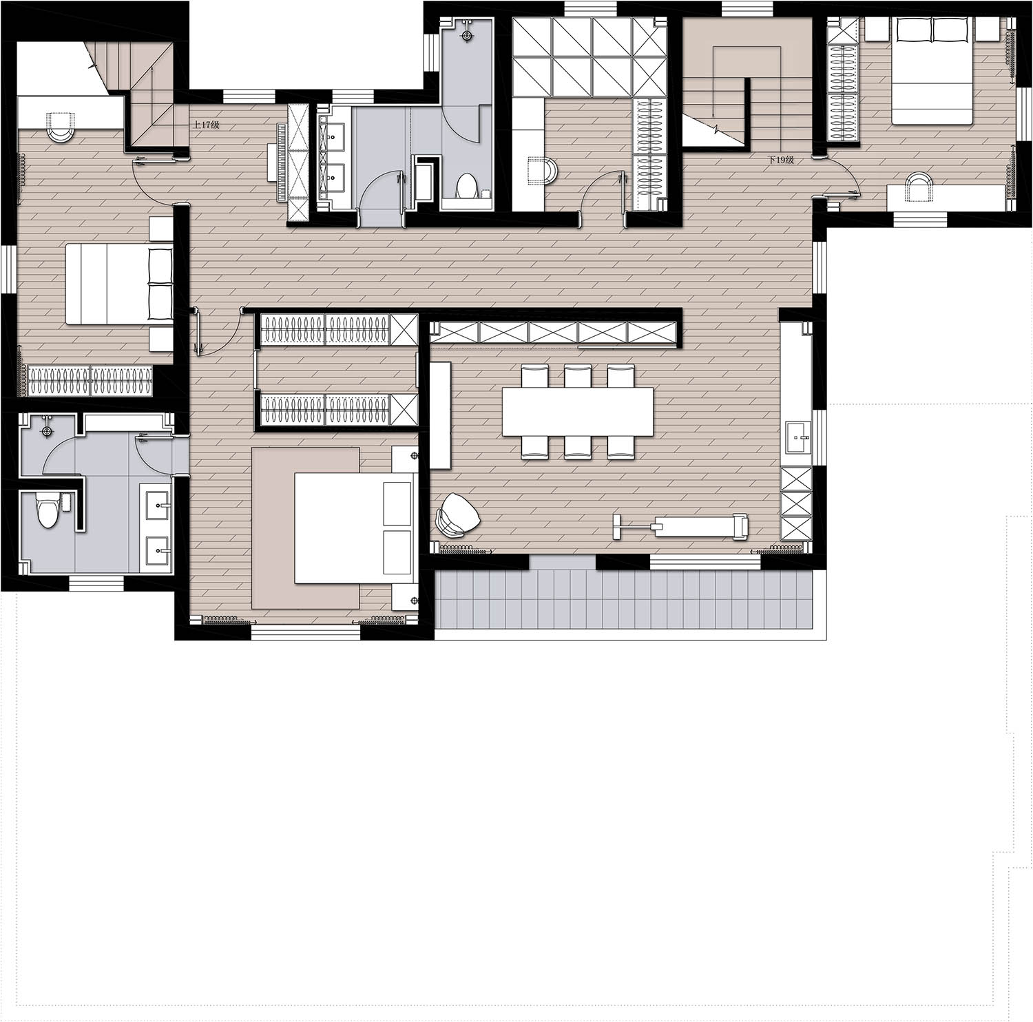 545㎡別墅設計,舊房改造,洋房改造,家裝設計,上海住宅設計,上海老洋房改造,別墅設計案例,住宅設計案例,華際建築設計,華際建築