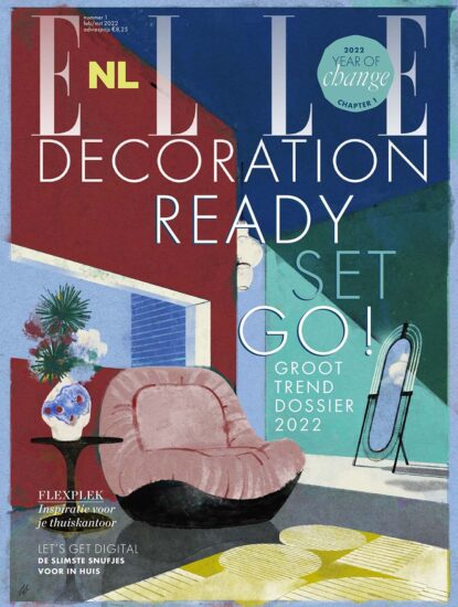 室內、軟裝設計雜誌Elle Decor (荷蘭版)-2022/1