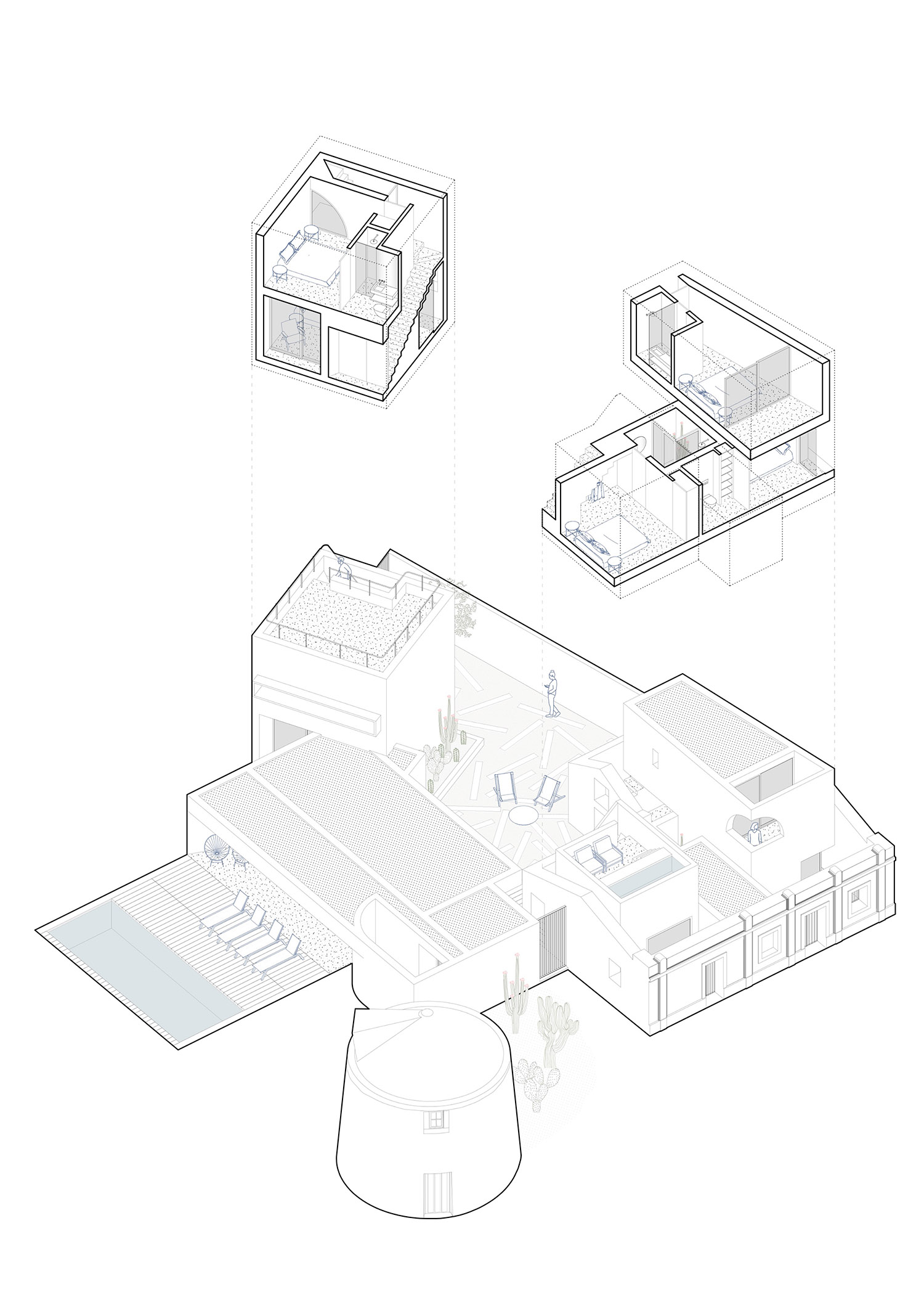 Atelier Data Architecture Firm,230㎡白色美學別墅,別墅設計,鄉村別墅,住宅改造,別墅設計案例,住宅設計案例,白色別墅,230㎡別墅