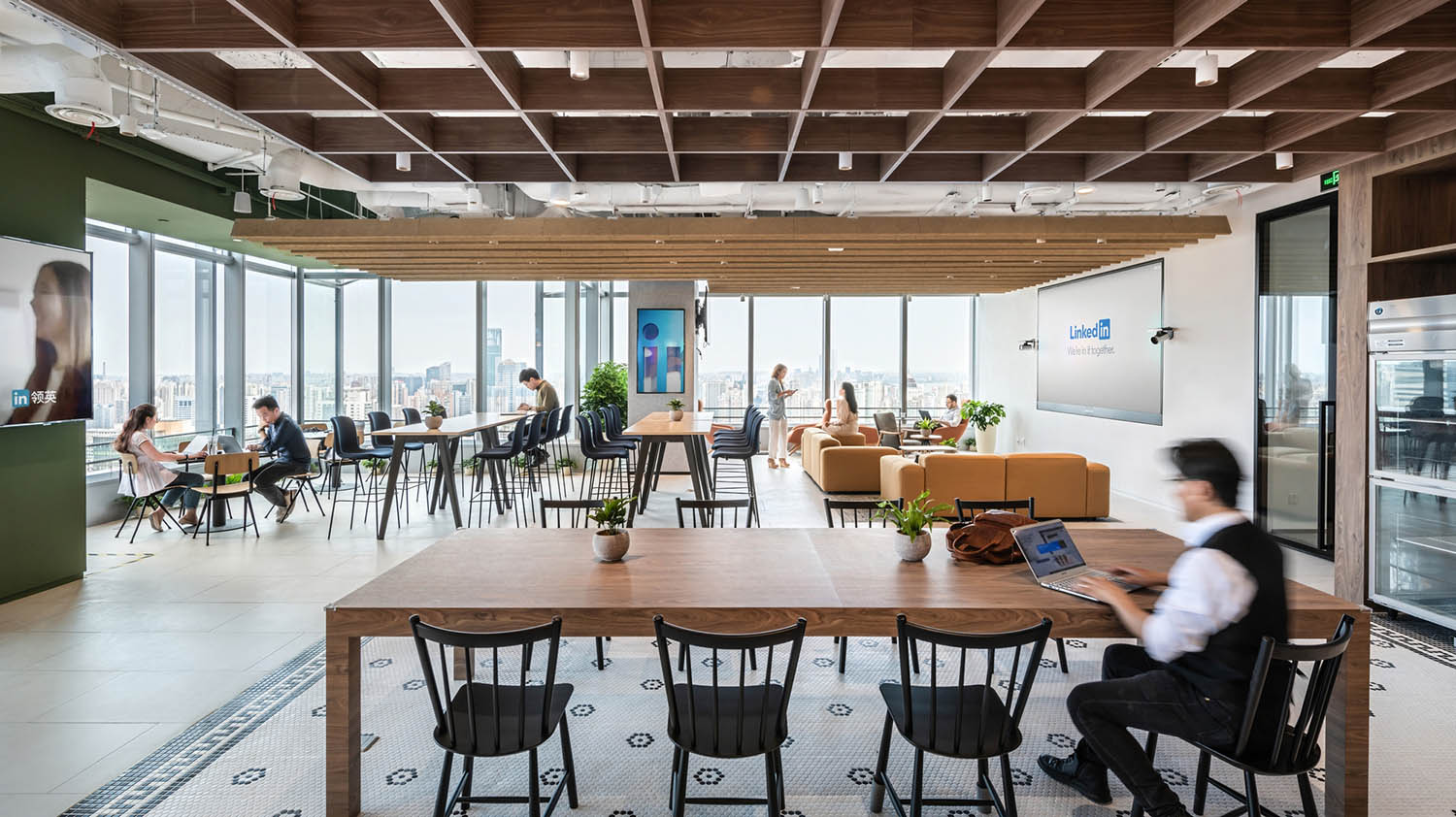 M Moser Associates,穆氏設計,穆氏,上海LinkedIn領英辦公室,上海領英辦公室,辦公室設計案例,LinkedIn,上海辦公室設計,上海領英,穆氏設計案例