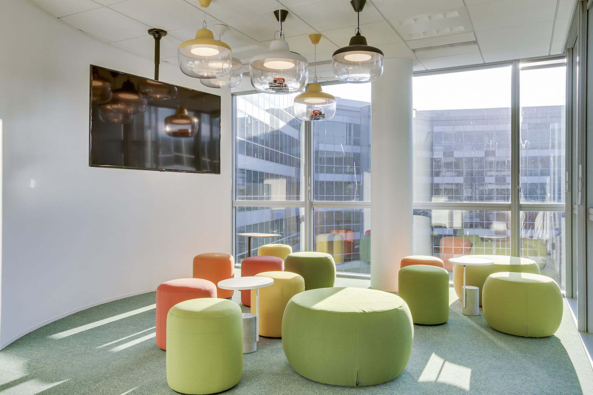 百事可樂巴黎辦事處,辦公室設計案例,Pepsico Offices,百事可樂辦公室設計,Tétris,國外辦公室設計,Tétris design