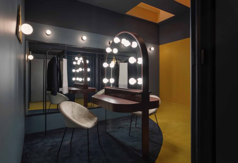 Atelierzero | 米蘭超小空間裏的創意劇院更衣室