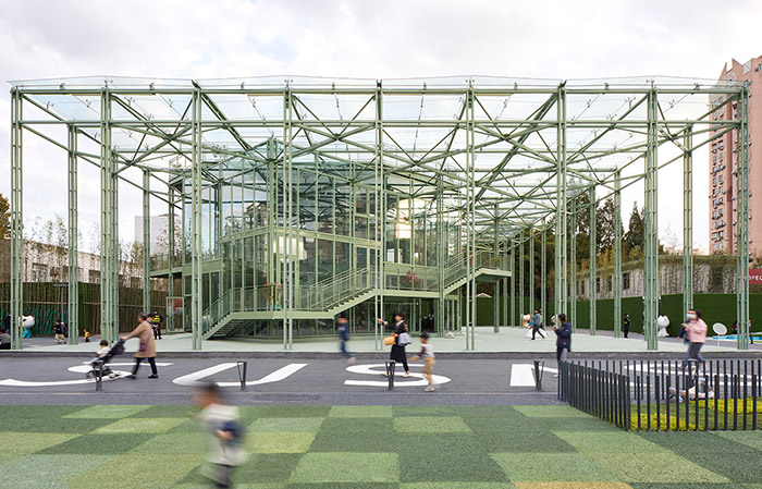 公共空間設計,建築設計,展廳設計,花房驛站,SUSAS2021花房驛站,上海花房驛站同濟原作設計工作室,原作設計工作室