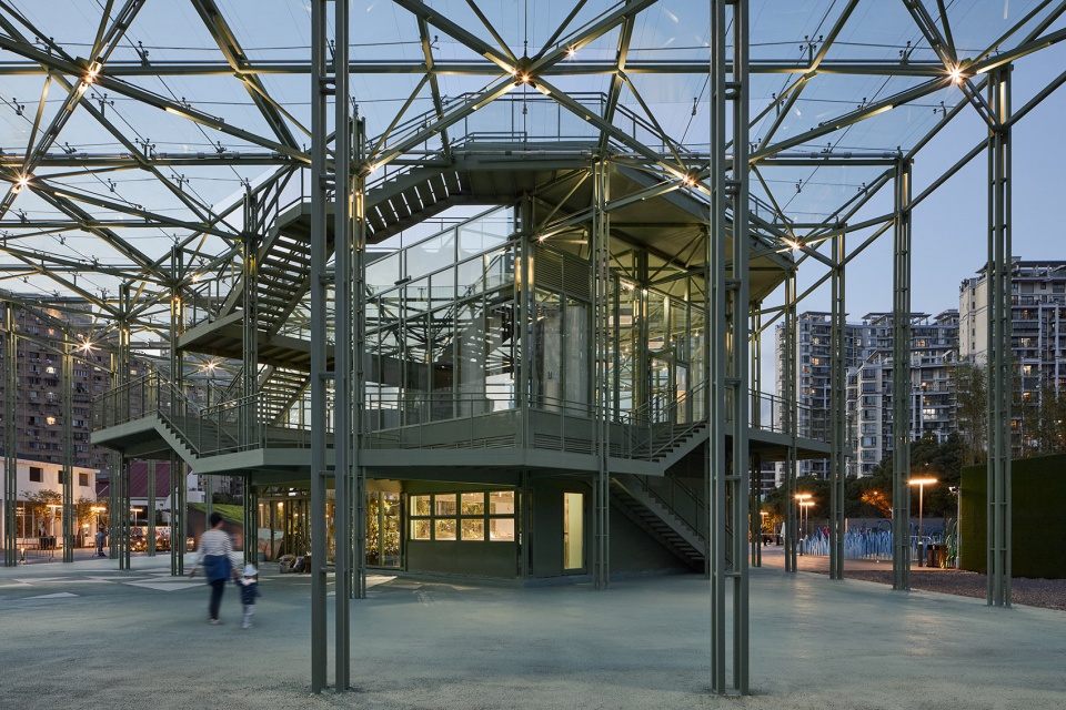 公共空間設計,建築設計,展廳設計,花房驛站,SUSAS2021花房驛站,上海花房驛站同濟原作設計工作室,原作設計工作室