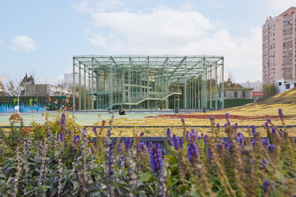 公共空間設計,建築設計,展廳設計,花房驛站,SUSAS2021花房驛站,上海花房驛站同濟原作設計工作室,原作設計工作室