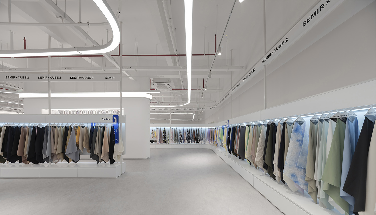 展廳設計,材料展廳設計,森馬展廳設計,上海森馬展廳,創意中心設計,森馬材料創意中心,上海森馬材料創意中心,予舍予築,予舍予築設計,予舍予築設計作品