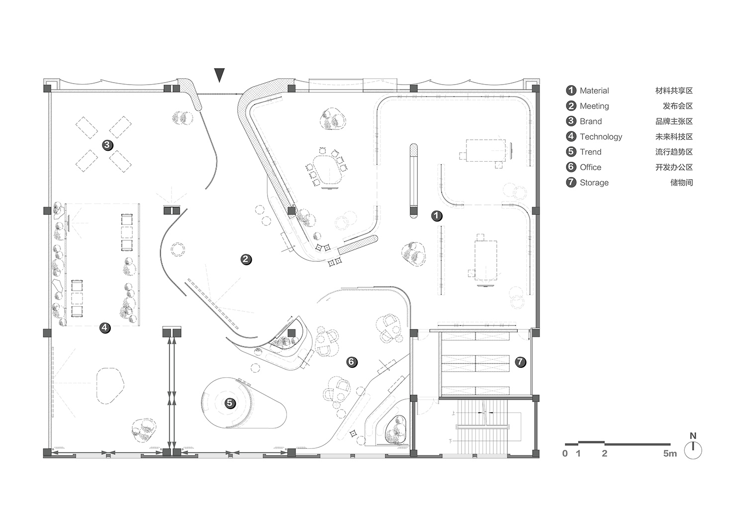 展廳設計,材料展廳設計,森馬展廳設計,上海森馬展廳,創意中心設計,森馬材料創意中心,上海森馬材料創意中心,予舍予築,予舍予築設計,予舍予築設計作品