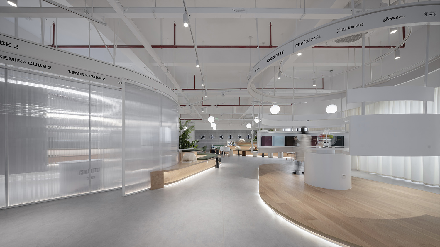 展廳設計,材料展廳設計,森馬展廳設計,上海森馬展廳,創意中心設計,森馬材料創意中心,上海森馬材料創意中心,予舍予築,予舍予築設計,予舍予築設計作品