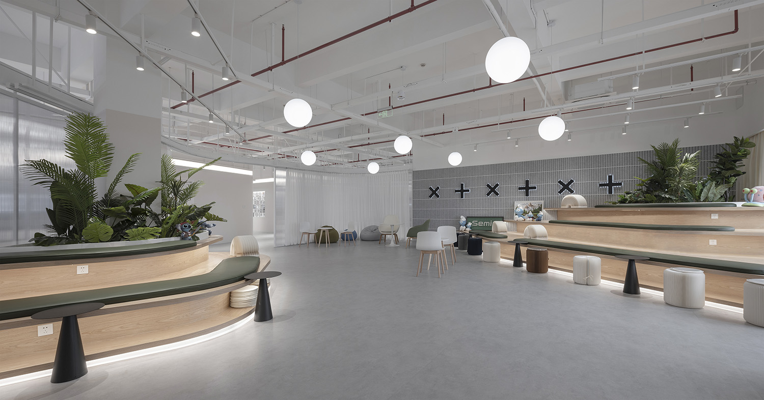 展廳設計,材料展廳設計,森馬展廳設計,上海森馬展廳,創意中心設計,森馬材料創意中心,上海森馬材料創意中心,予舍予築,予舍予築設計,予舍予築設計作品