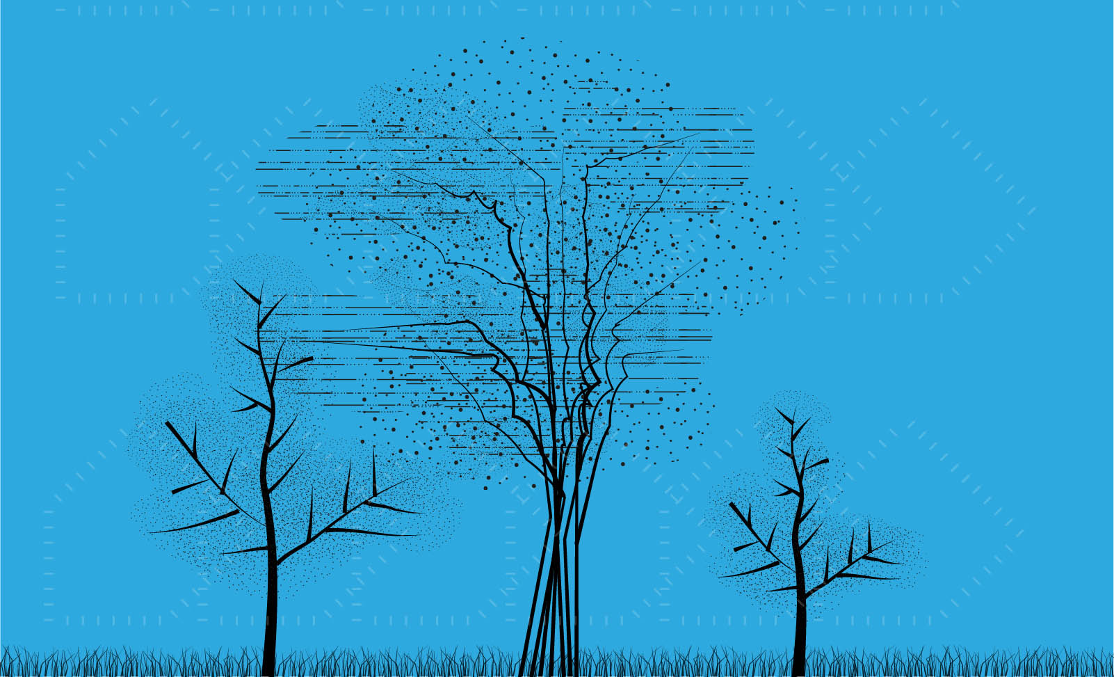 創意樹矢量圖集,創意樹,矢量圖集,樹剪影矢量圖集,建築師的靈感,讓設計更有趣,設計師必備創意素材