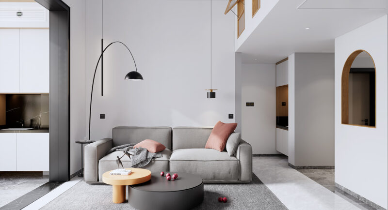 匠壹設計 | 58㎡,中山小戶型一星園疊韻