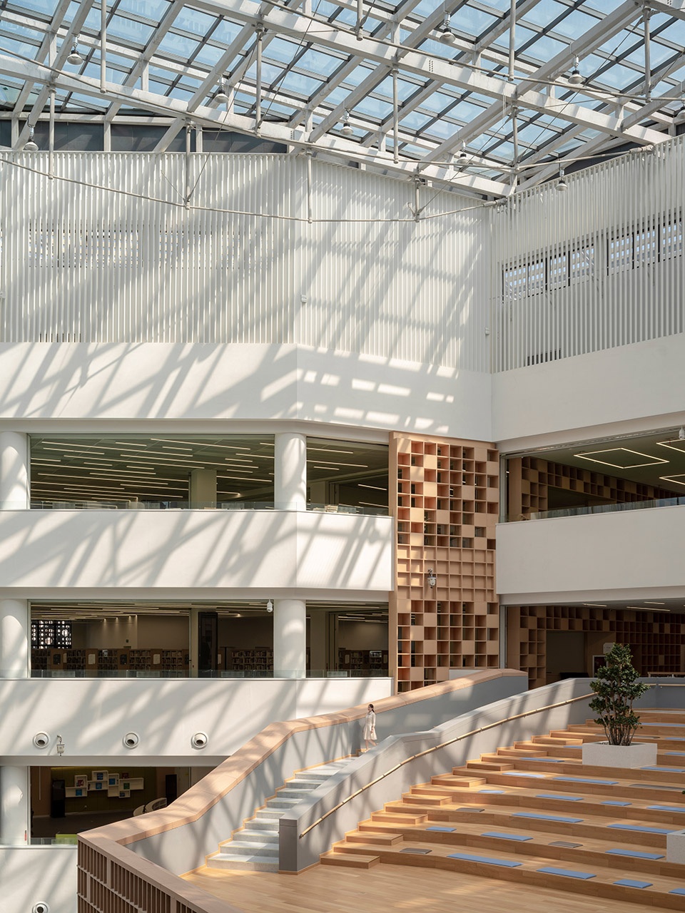 公共空間,圖書館設計,張家口圖書館,圖書館設計案例,天作空間設計,天作空間,北京天作空間