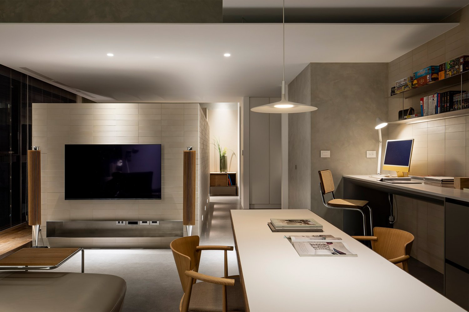 STUDIO IN2,65㎡小戶型設計,小戶型設計案例,開放式布局,台灣設計,台式風格,SOHO,SOHO設計