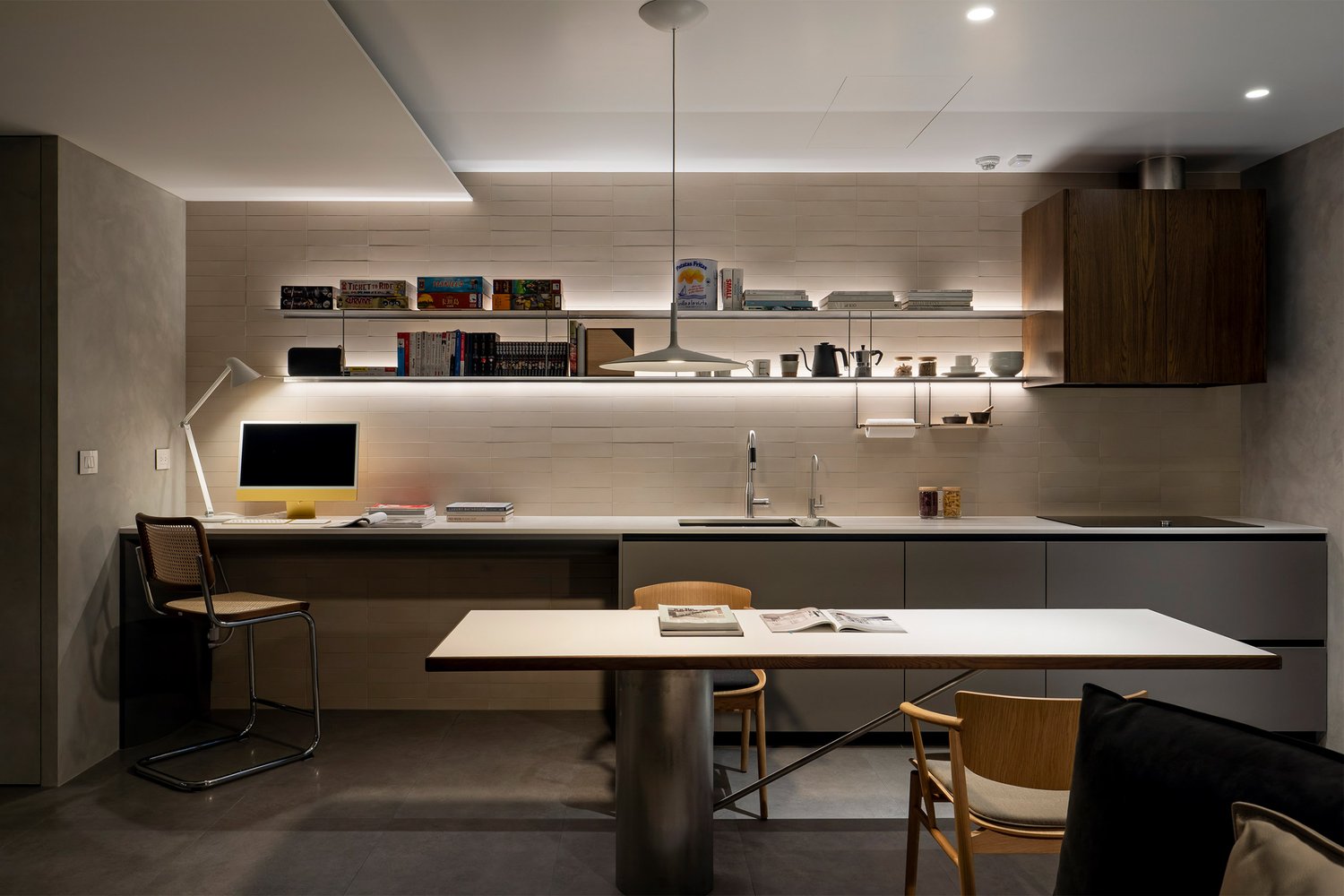 STUDIO IN2,65㎡小戶型設計,小戶型設計案例,開放式布局,台灣設計,台式風格,SOHO,SOHO設計