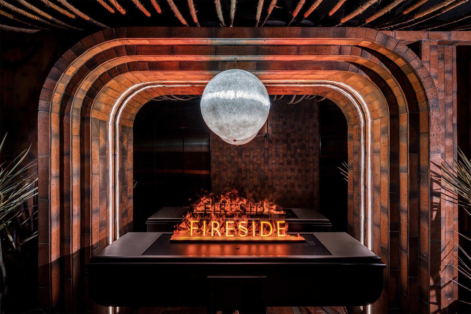 185㎡餐廳設計,MR Studio,Fireside餐廳,Hong Kong Fireside restaurant,餐廳設計案例,香港餐廳設計