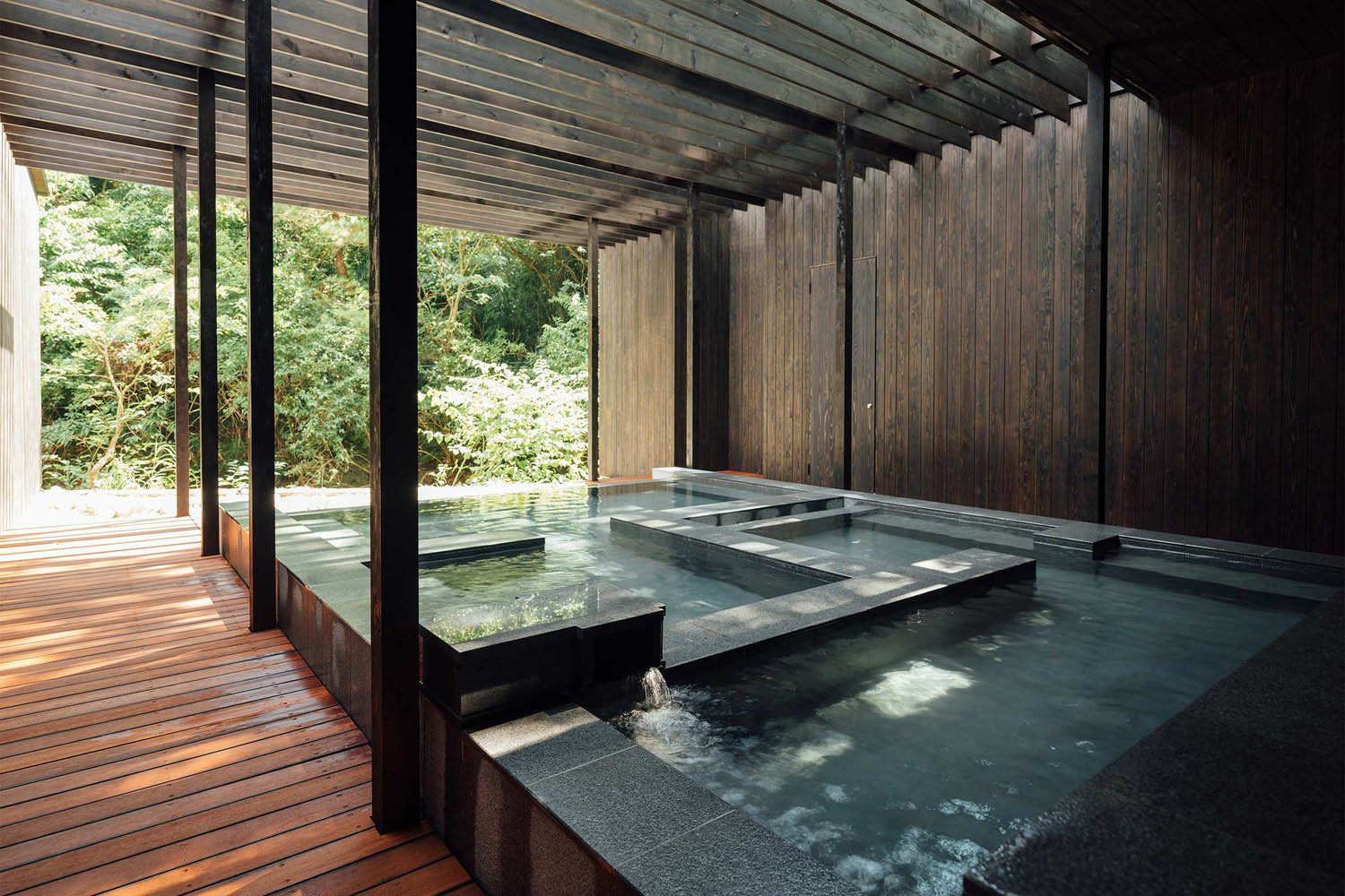 Shohei Oka,Soyu Terrace餐廳+圖書館,餐廳設計,圖書館設計,複合店設計案例,極簡主義,極簡空間設計,Yugawara Soyu Books and Retreat hotel