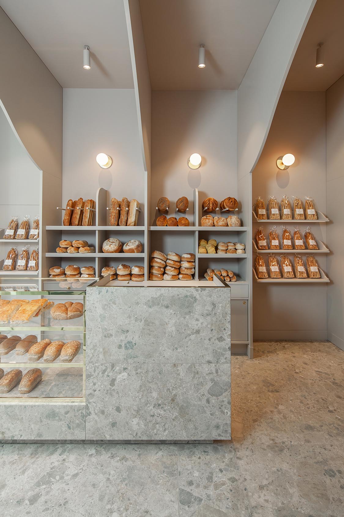 Visual Display Srl,麵包店設計,Dorbolò La Gubana麵包店,意大利設計,麵包店設計案例,烘焙店設計,國外麵包店設計案例