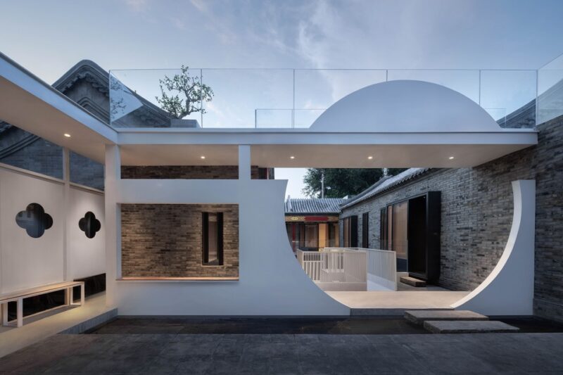 介介工作室 | 北京北鑼鼓巷91號四合院改造民宿設計