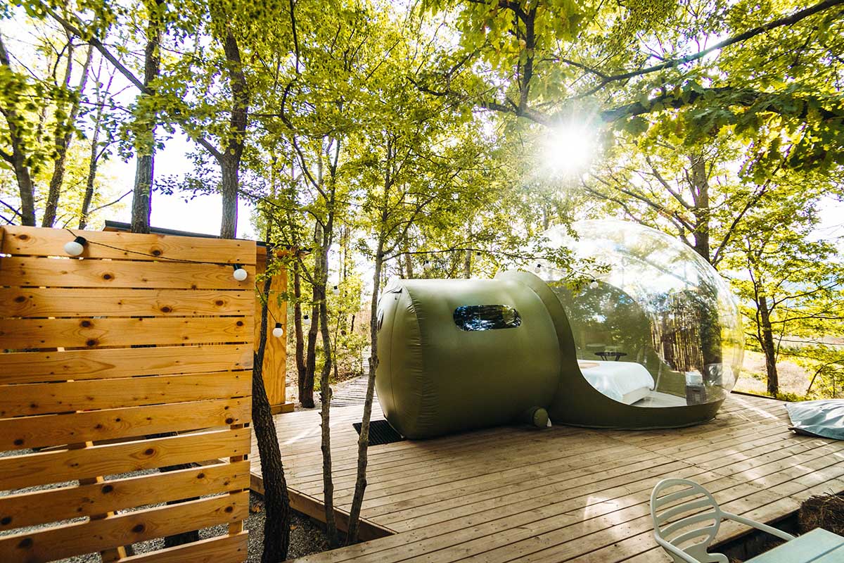 Chiara Rizzi,露營,泡泡露營房設計,泡泡露營設計案例,國外露營設計案例,Bubble Glamping