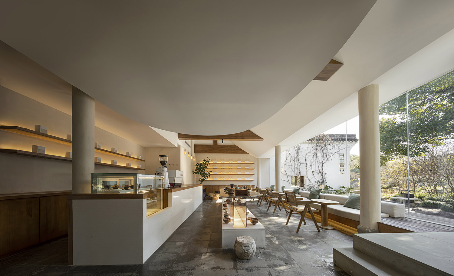 杭州時上建築空間設計事務所,杭州時上建築設計,時上建築,茶飲店設計,餐廳設計,杭州餐廳設計,茶飲店設計案例,杭州茶飲店設計,日出青木,日出青木茶飲店,杭州日出青木,沈墨