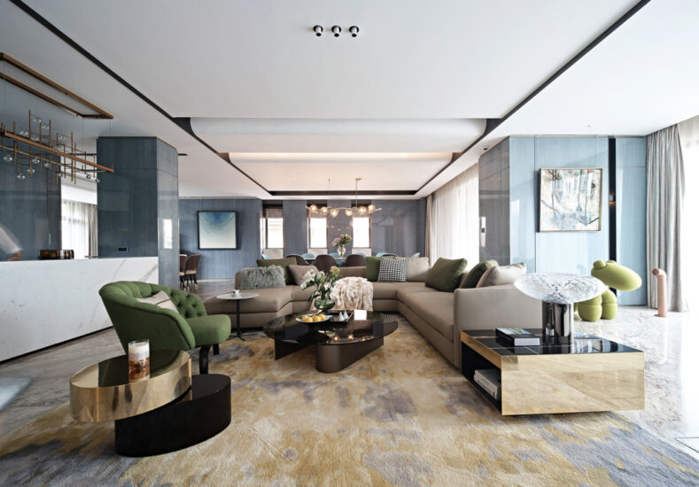 金螳螂.上海設計院 | 1460㎡，上海蘇河灣豪宅設計