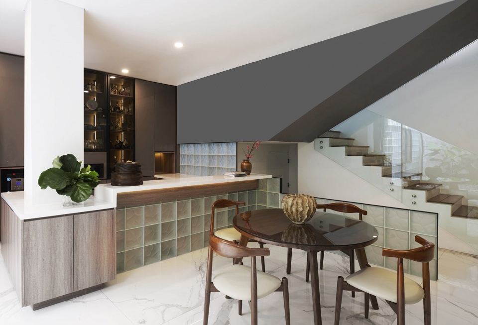 525㎡別墅設計,525㎡,別墅設計,住宅設計,國外別墅設計,國外住宅設計,獨棟住宅改造,別墅設計案例,折射屋,雅加達折射屋,RAD+ar,RAD+ar設計公司