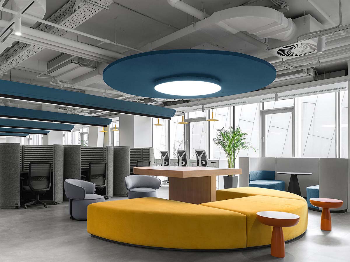 IND architects,莫斯科,辦公室設計,企業辦公室設計案例,國外辦公室設計,Samolet集團總部辦公室,Samolet,企業總部設計,國外現代風格辦公室設計案例