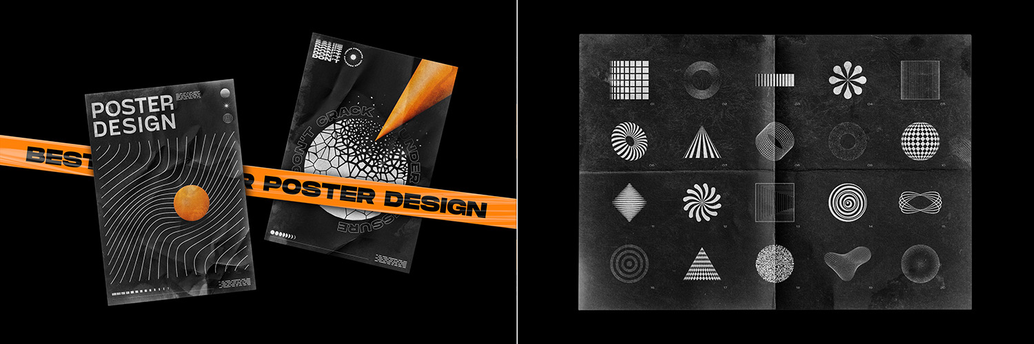 創意元素矢量圖集,創意三維元素,矢量圖集,3D線框矢量圖集,設計師的靈感,讓設計更有趣,設計師必備創意素材