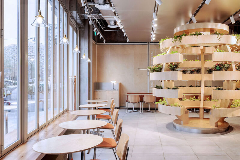BloomDesign綻放設計 | 老鄉雞北京旗艦店，一家可以種菜的餐廳