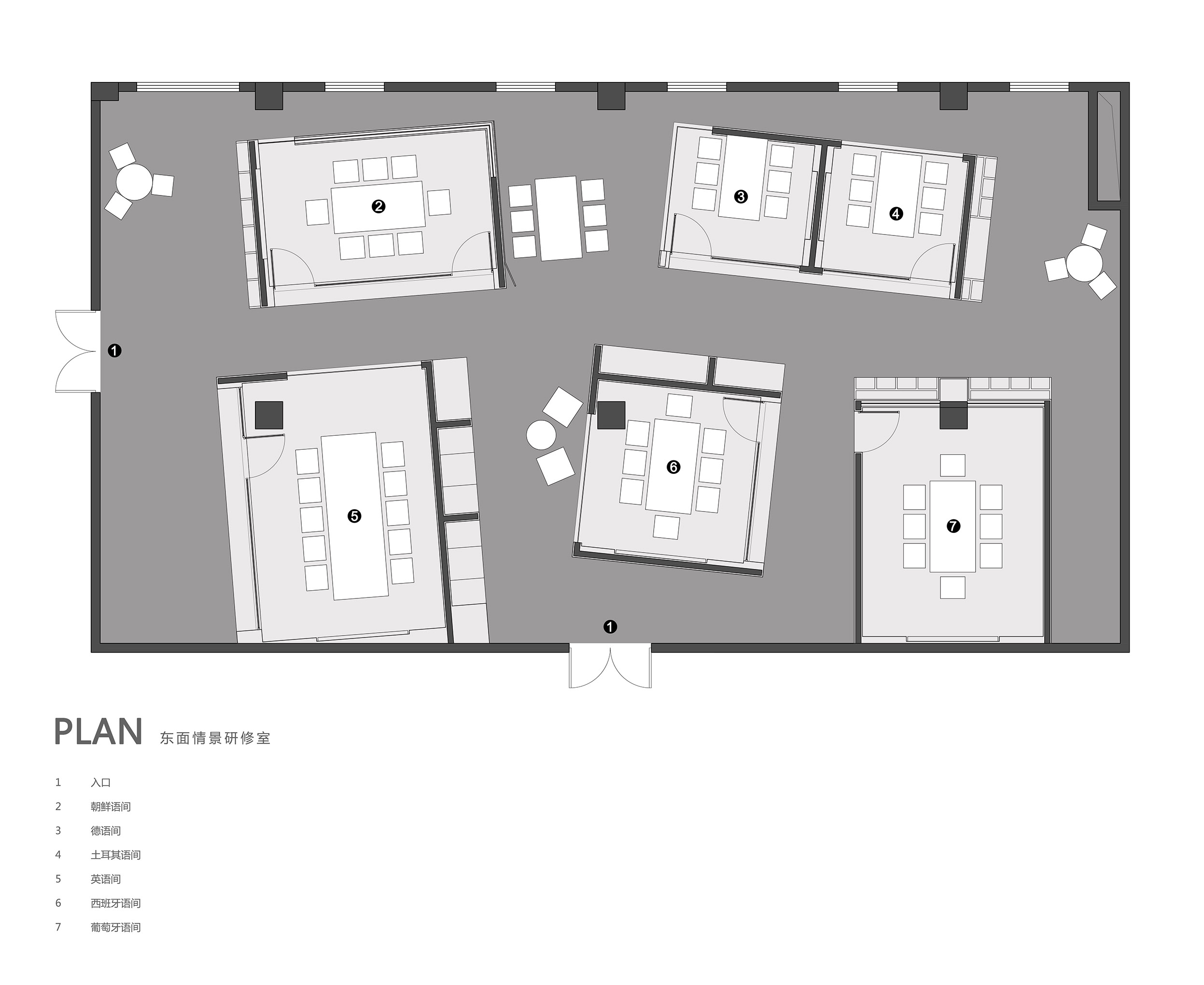 餘論設計,YUDESIGNS,浙江外國語學院圖書館設計,圖書館設計,圖書館設計案例,學校圖書館,浙江外國語學院圖書館